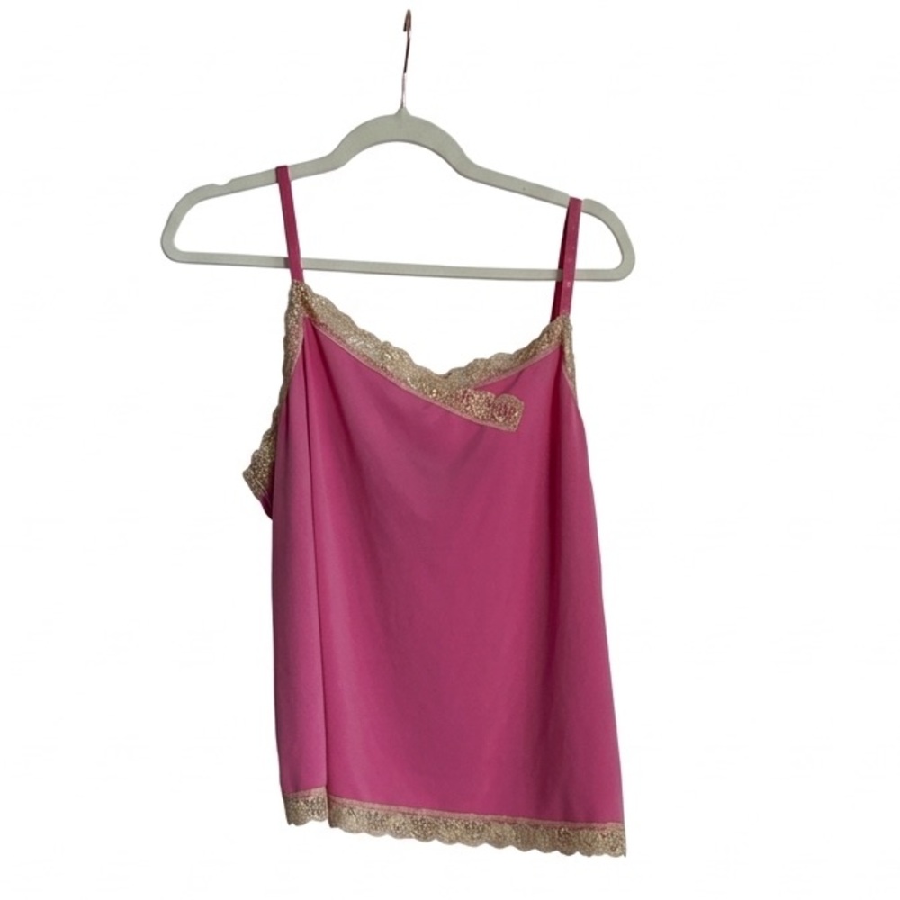 Whimsygoth Fairycore  Lace Spring Pink Camisole Size 18/20 Cottagecore Feminine
